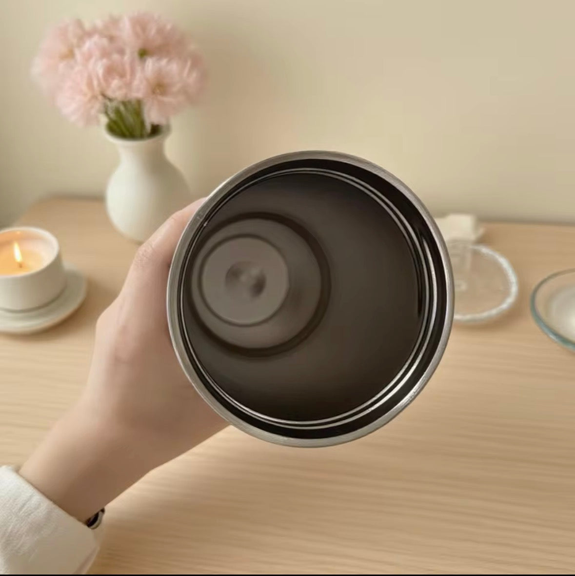 Taza Termo de acero inoxidable para coche de gran capacidad de 30oz con pajita, botella de agua deportiva para viaje, termo, taza aislante para café